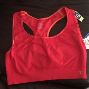 NWT Champion Seamless Racerback Sports Bra XL
